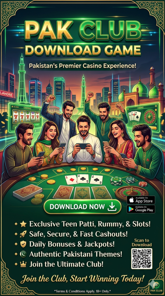 Pak Club Game Download Banner image